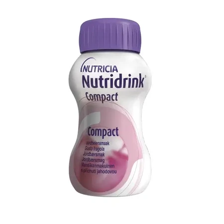 Nutridrink Compact Strawberry-flavored Nutridrink Compact 4x125 ml, drink for medical use