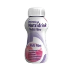 Nutridrink Multi Fibre goût fraise 4×200 ml, boisson à usage médical