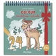 Calendario de Adviento para colorear, Navidad, 3 años+, Little Dutch