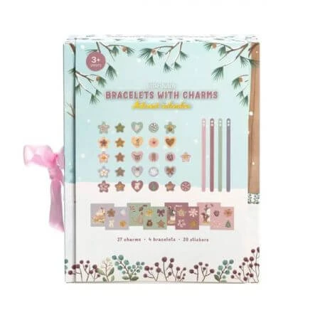 Calendario de Adviento con pulseras y colgantes, 3 años+, Little Dutch