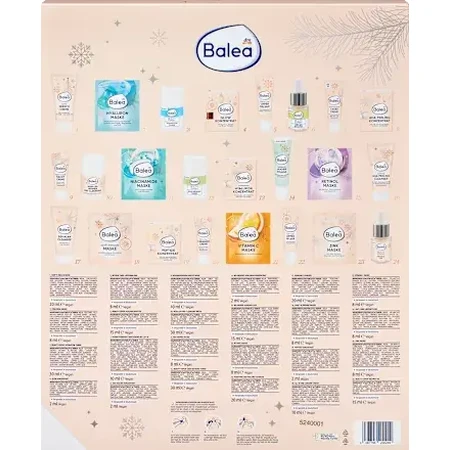 Calendario facial de Adviento Balea 2025