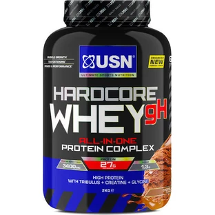 USN Hardcore Whey gH Wei-eiwit met Creatine & Chocoladesmaak 2kg