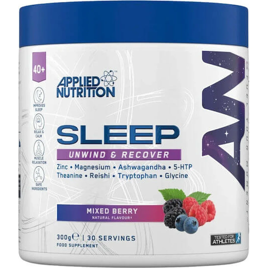 Applied Nutrition Sleep Unwind & Recover Slaapsupplement 300gr Gemengde bessen