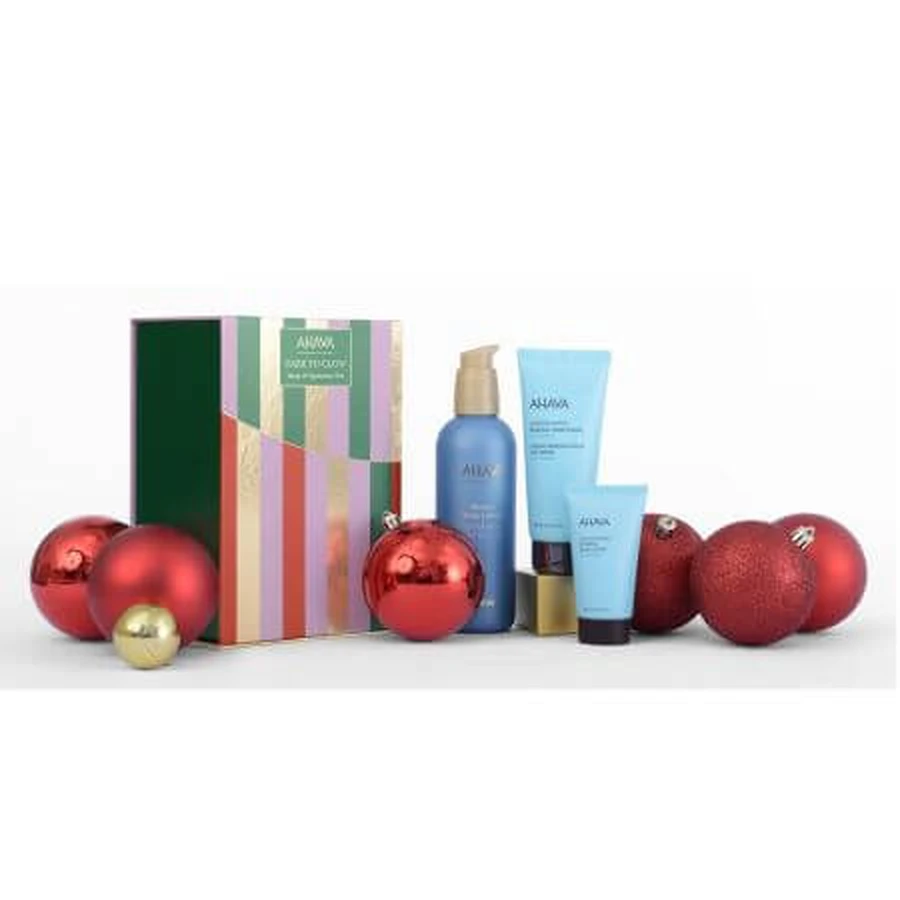 Körperpflege-Set Wave of Hydration Trio Dare to Glow, Ahava