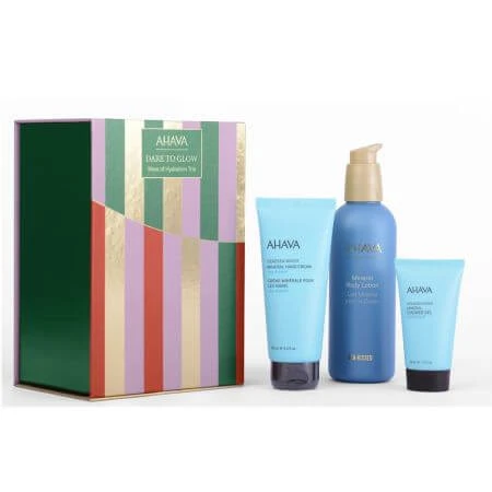 Körperpflege-Set Wave of Hydration Trio Dare to Glow, Ahava