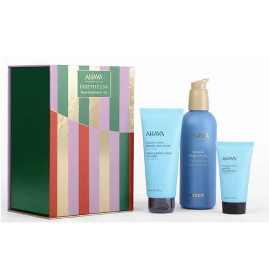 Körperpflege-Set Wave of Hydration Trio Dare to Glow, Ahava