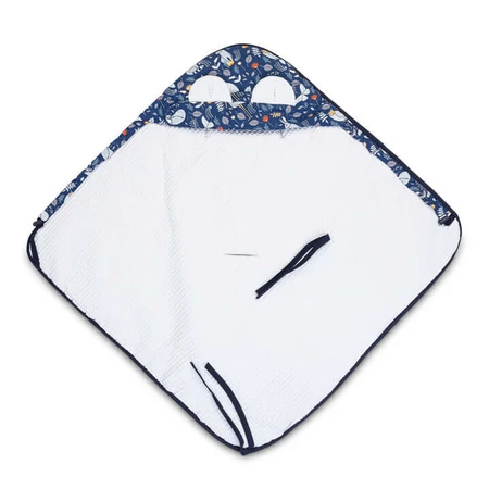 Luier Wafel Carry Animal Land Grijs Voor Autostoel 0-13kg 90X90