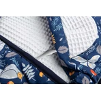 Luier Wafel Carry Animal Land Grijs Voor Autostoel 0-13kg 90X90