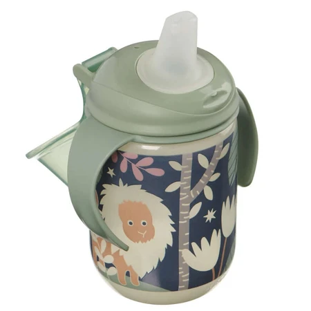 Nicht-auslaufende Tasse mit weicher Spitze 350ml Glow In The Dark Earthsmart Vital Baby