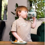 Nicht-auslaufende Tasse mit weicher Spitze 350ml Glow In The Dark Earthsmart Vital Baby
