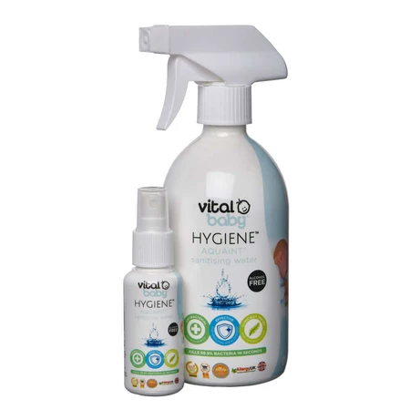 Antibakterielles Sterilisationswasser für Babys Aquaint 50ml Vital Baby