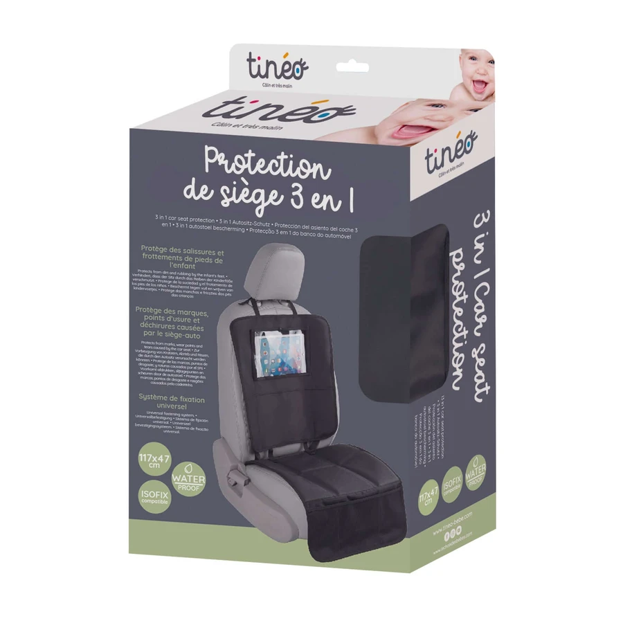 Car Seat Protector And Organizer 3B1 Tineo