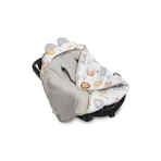 Couche en mousseline 90X90Cm Zodiac Grey Pour Siège Auto 0-13Kg