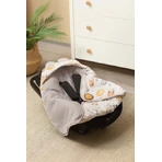 Couche en mousseline 90X90Cm Zodiac Grey Pour Siège Auto 0-13Kg