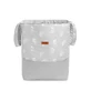 Toy Basket Feathers Grey