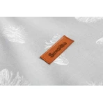 Toy Basket Feathers Grey