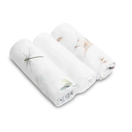 Muslin Diapers 3 Pcs - White 70X80