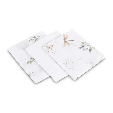 Muslin Diapers 3 Pcs - White 70X80