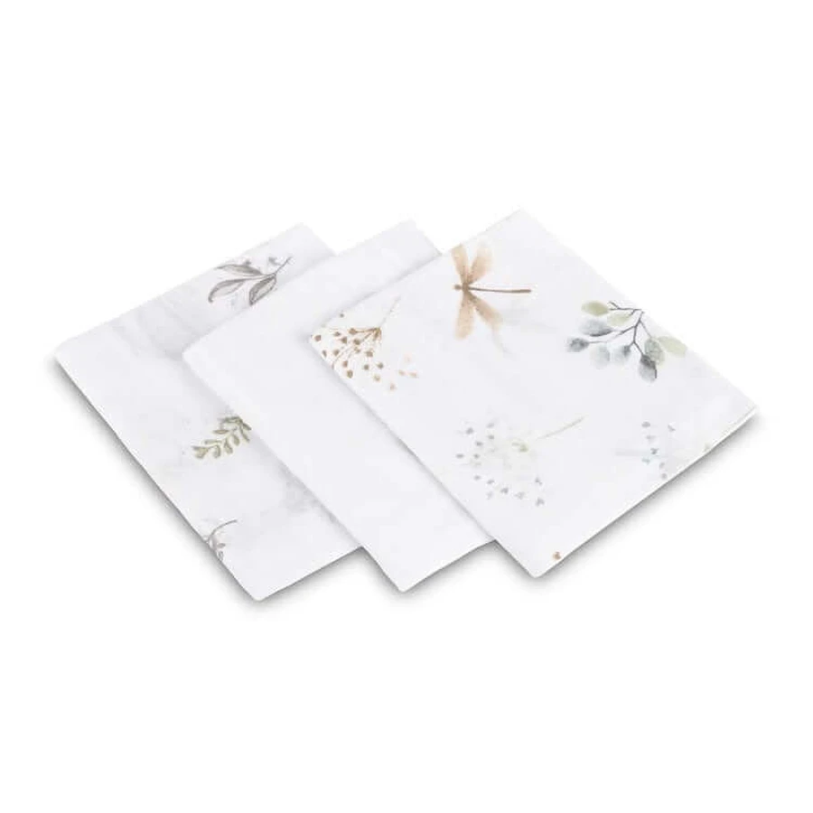 Muslin Diapers 3 Pcs - White 70X80