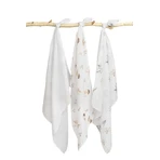 Muslin Diapers 3 Pcs - White 70X80