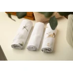 Muslin Diapers 3 Pcs - White 70X80