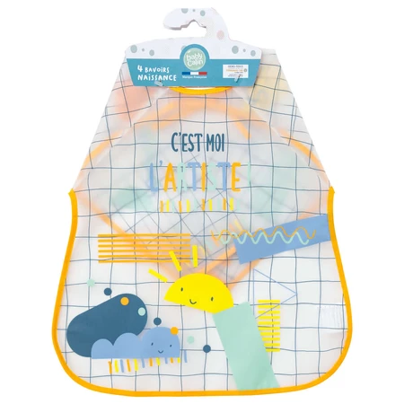 Waterdicht slabbetje met zonnekokers Babycalin