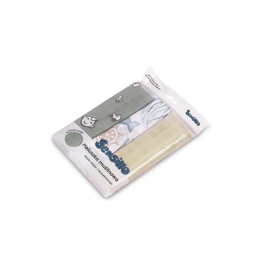 Mullwindeln 3 Graf 60X80 Eg-0007 Sensillo