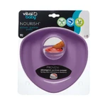 Assiette bébé avec vide Purple Vital Baby