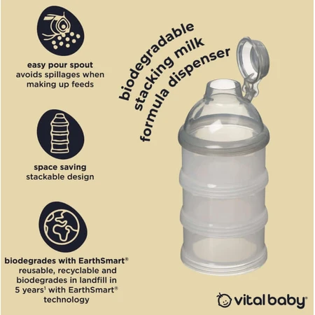 Earthsmart Vital Baby Dry Milk Storage Dispenser