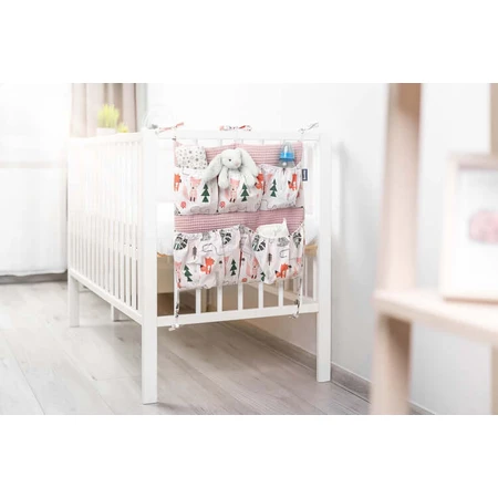 Waffle Bed Organiser - Pink