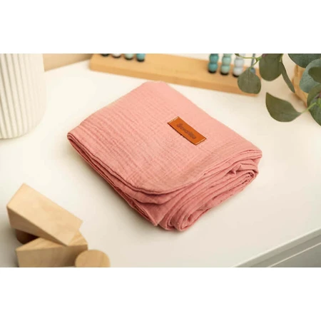 Pañal Muselina Retro Rosa 75X100