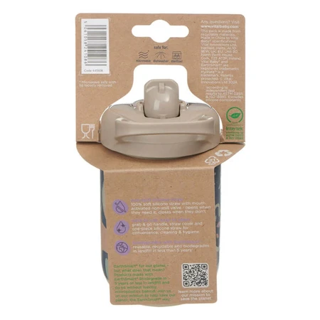 Tasse à paille anti-goutte 350ml Glow in the Dark Earthsmart Vital Baby