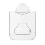 Poncho für Badezimmer Weiß