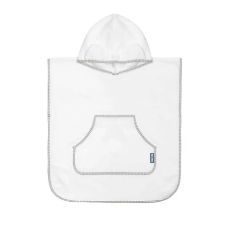 Poncho für Badezimmer Weiß