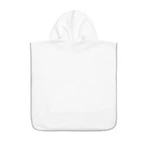 Poncho für Badezimmer Weiß