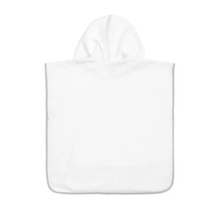 Poncho für Badezimmer Weiß