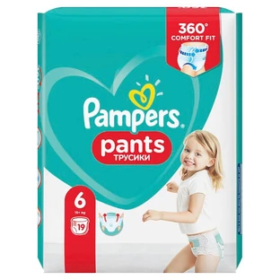 Luierbroek Extra Large Unisex Nr. 6, +16 kg, 19 stuks, Pampers