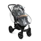 Regenhoes voor wandelwagen met gedeelde handgrepen Caretero