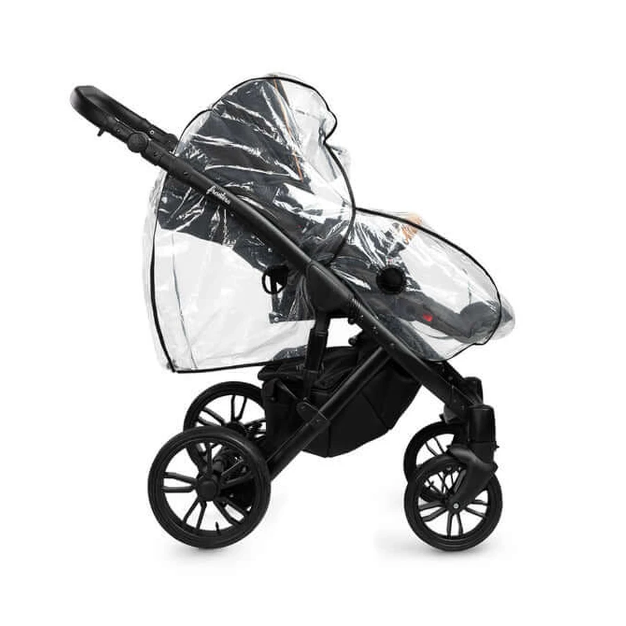 Regenhoes voor wandelwagen met gedeelde handgrepen Caretero