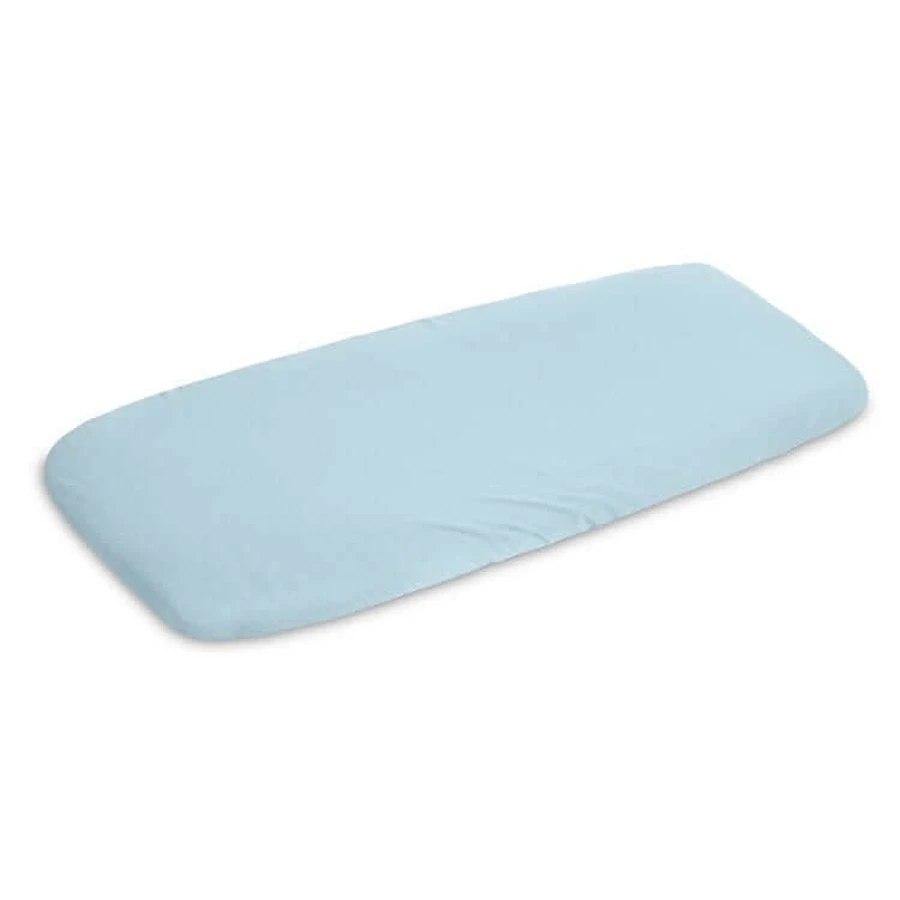 Bamboo Cot Sheet Next To Me Blue 90X40Cm Sensillo