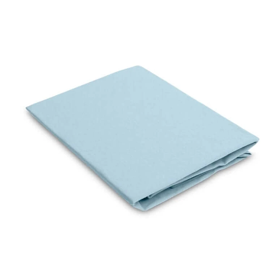 Bamboo Cot Sheet Next To Me Blue 90X40Cm Sensillo