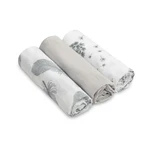 Muslineluiers -3 stuks - Grijs 70X80