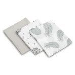 Muslineluiers -3 stuks - Grijs 70X80