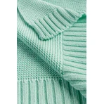 Bamboo and cotton mint blanket 100X80