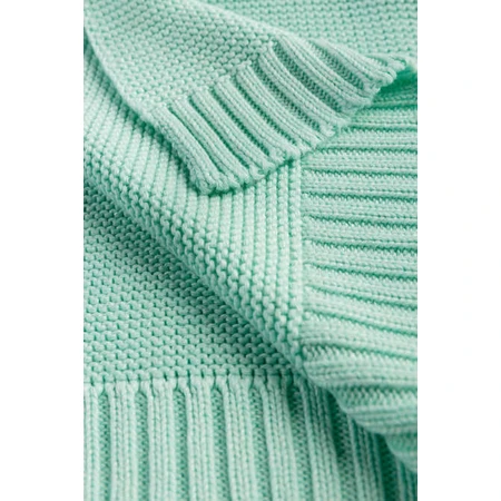 Bamboo and cotton mint blanket 100X80