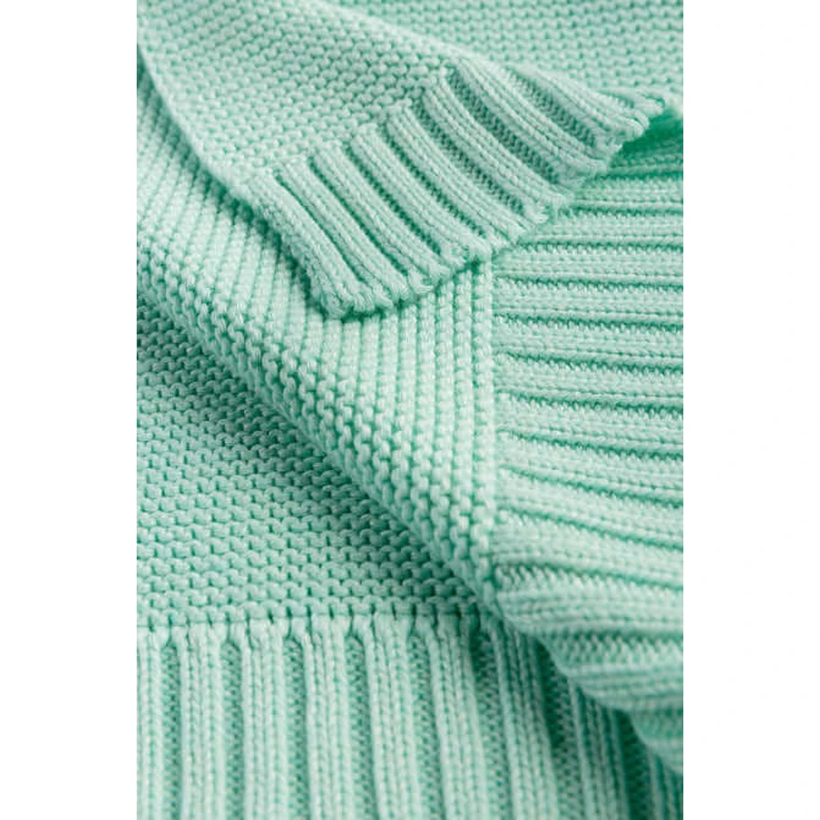 Bamboo and cotton mint blanket 100X80