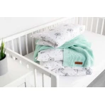 Bamboo and cotton mint blanket 100X80