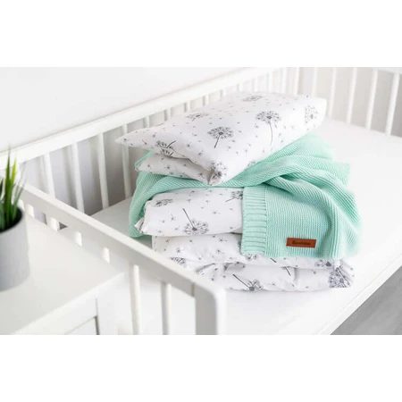 Bamboo and cotton mint blanket 100X80
