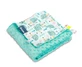 Manta Minky - Erizos Menta 75X100