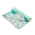 Manta Minky - Erizos Menta 75X100